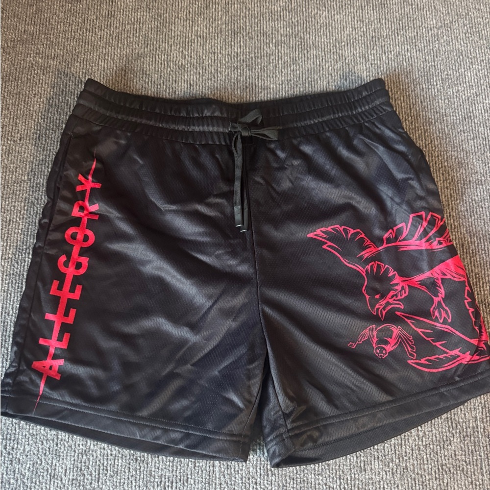 Allegory Black and Red Men's Shorts